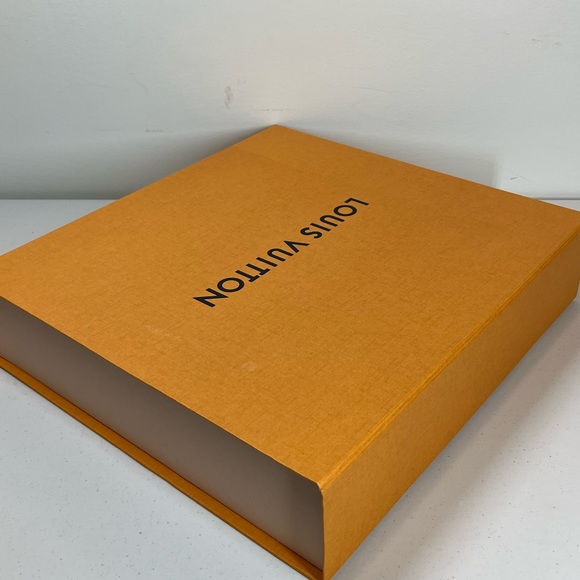 Louis Vuitton Empty Gift Box Magnetic 15” x 14” x 3.5" Neverfull Purse Storage - Picture 4 of 8